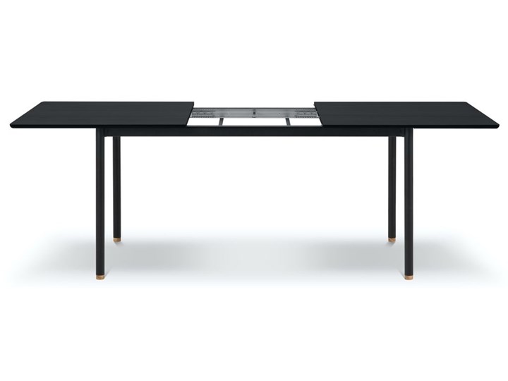 Stół rozkładany Kavir 140-200x90 cm czarny Rozkładanie Rozkładane Długość po rozłożeniu 200 cm