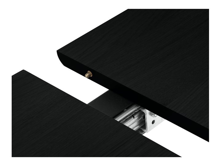 Stół rozkładany Kavir 140-200x90 cm czarny Długość po rozłożeniu 200 cm