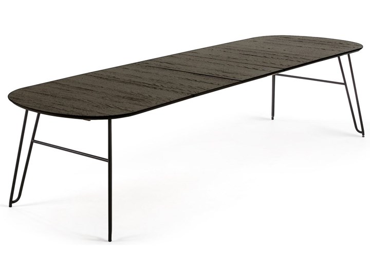 Stół rozkładany Milian 170 (320) x 100 cm brązowy Drewno Metal Długość(n) 170 cm