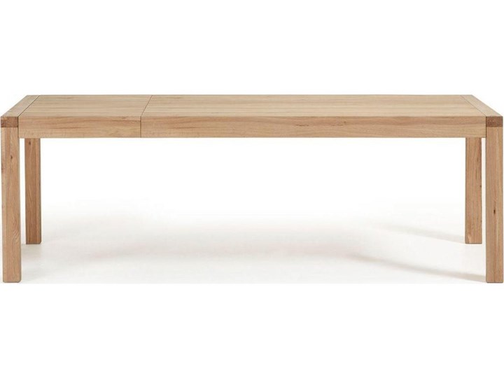 Rozkładany stół Briva fornir dębowy naturalne wykończenie 200 (280) x 100 cm Kategoria Stoły kuchenne Drewno Stal Długość(n) 200 cm