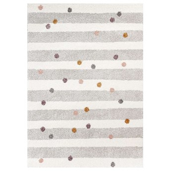 Dywan Stripes and Dots beige 160x230cm, 160x230x1cm