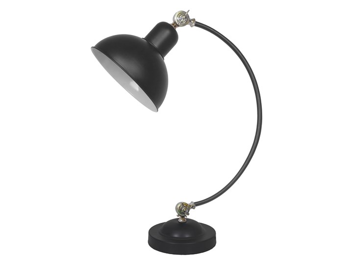 OLD LAMPKA GABINETOWA 1X40W E27 CZARNY Lampa gabinetowa Metal Styl Vintage Wysokość 54 cm Lampa z kloszem Pomieszczenie Biuro i pracownia
