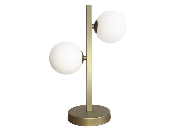 KAMA LAMPKA GABINETOWA 2X28W G9 MOSIĄDZ Stal Lampa LED Lampa z kloszem Szkło Wysokość 42 cm Lampa gabinetowa Funkcje Lampa LED