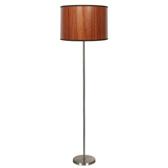 LAMPA PODŁOGOWA TIMBER 1X60W E27 DĄB+ABAŻUR