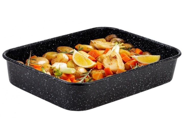 Brytfanna brytfanka blacha granitowa do pieczenia mięsa ciasta NATURE 34x26x6,5 cm 4,7 l kod: O-10-1 ...