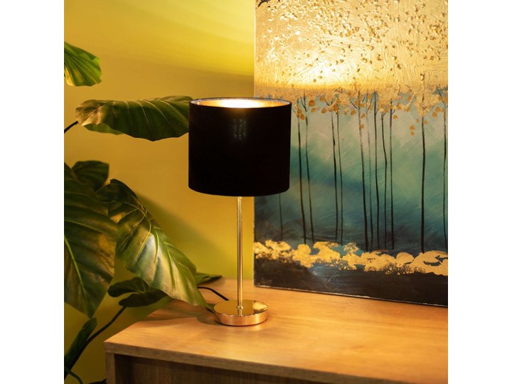 Lampa stołowa Lauren 40cm, ⌀19 x 40 cm Lampa z abażurem Metal Lampa z kloszem Kategoria Lampy stołowe