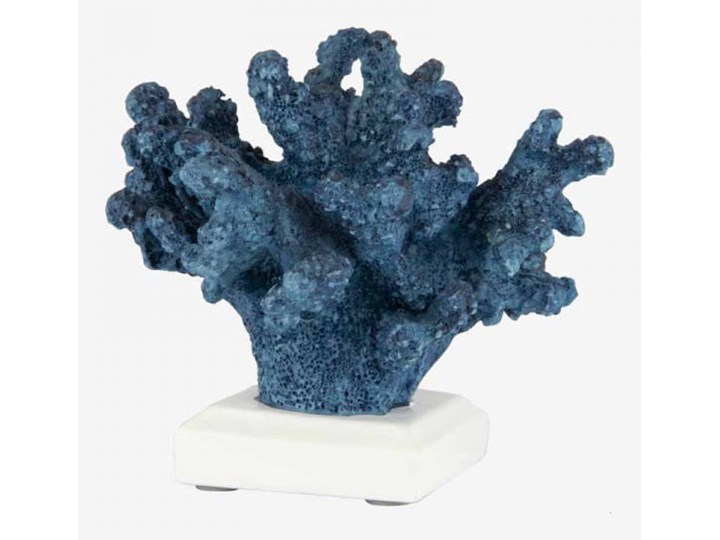 Sztuczny koralowiec niebieski Korfu 14x12x12 cm Ceramika Kategoria Figury i rzeźby