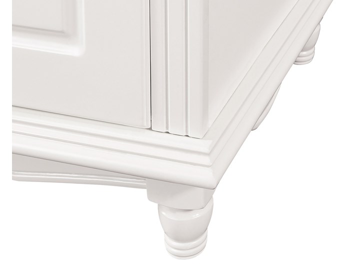 Biała komoda bufet Anna, 3 drzwi, 3 szuflady, 150x47x95 cm Pomieszczenie Salon Kolor Biały