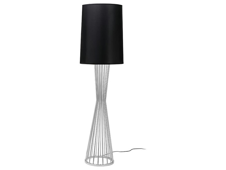 Lampa podłogowa Holmes chrom Metal Tkanina Lampa z kloszem Styl Tradycyjny