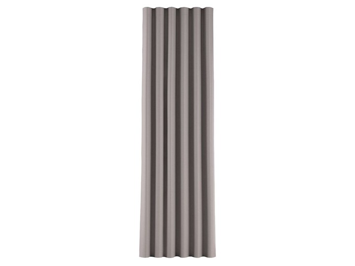 Zasłona na taśmie wave, jasny szary o wyraźnej strukturze, 1szt 65 × 280 cm, Blackout - zaciemniając ...