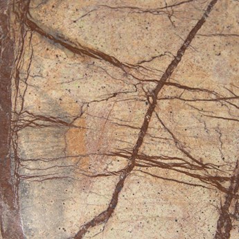 Mydelniczka Spalsh Ø10 cm z marmuru beżowo-brązowa