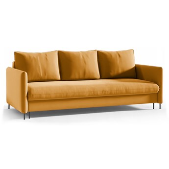 Bettso Tapicerowana sofa do salonu BELIS - miodowy / R41