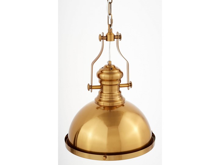 LAMPA LOFT ETTORE MOSIĄDZ Szkło Lampa z abażurem Metal Stal Lampa z kloszem Kolor Złoty