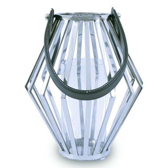 PATIZ lampion geometryczny ze stali nierdzewnej, wys. 31 cm