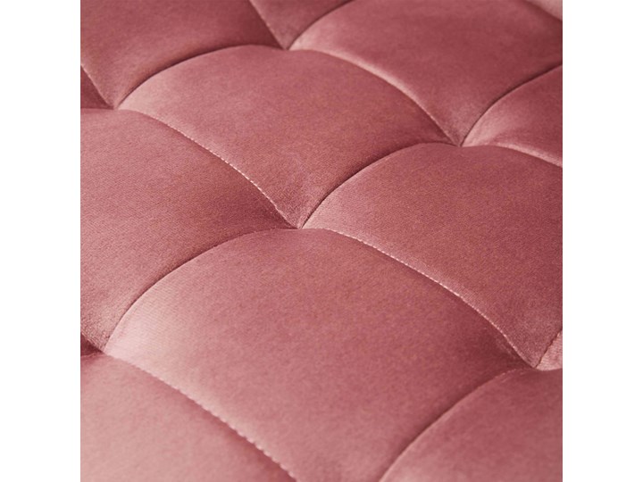 Krzesło tapicerowane różowe DC-6030 welur #44 Pomieszczenie Jadalnia Tworzywo sztuczne Metal Tkanina Kolor Różowy