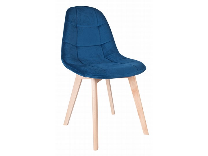 KRZESŁO WESTA VELVET aksamitne GRANATOWE Wysokość 83 cm Welur Drewno Głębokość 83 cm Szerokość 45 cm Tkanina Rodzaj(n) Krzesła