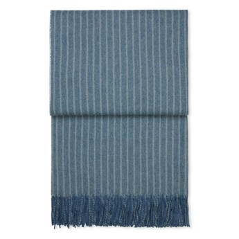 Pled wełniany Elvang Stripes Mirage Blue