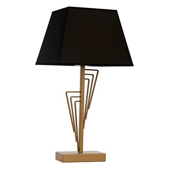 Lampa stolikowa vintage ML-9124-1B-E czarna AVONNI jadalnia, sypialnia, salon, hotel