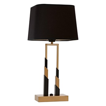 Lampa stolikowa vintage ML-9125-1BSA czarna AVONNI jadalnia, sypialnia, salon, hotel