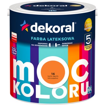 Farba lateksowa Moc Koloru Tutti-Frutti 2,5 l Dekoral