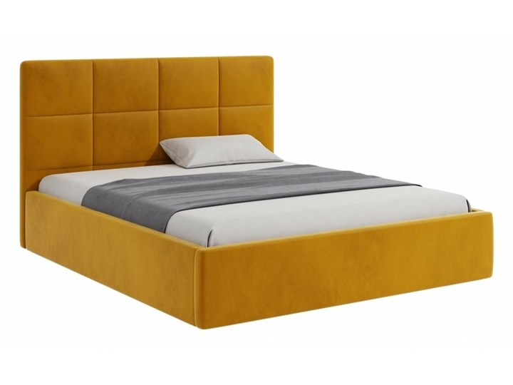 AMDK Łóżko tapicerowane Slim II 180x200 z pojemnikiem na pościel z opcją stelaża Drewno Metal Styl Nowoczesny Tkanina Rozmiar materaca 180x200 cm