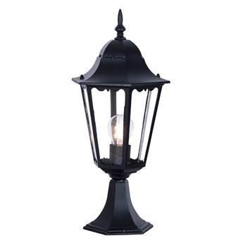 Czarna niska lampa ogrodowa stojąca - S352-Tirma