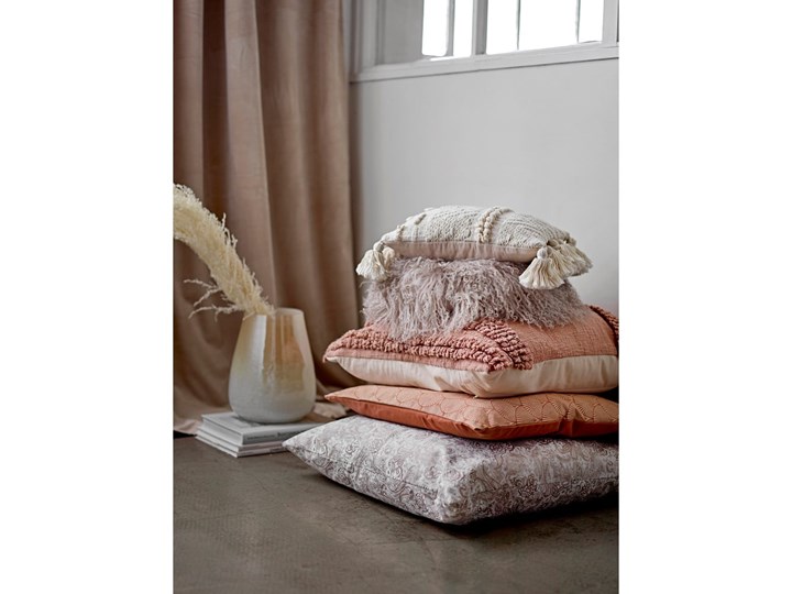 Biała poduszka dekoracyjna Bloomingville Cotton, 20x35 cm Bawełna Prostokątne Poliester Poszewka dekoracyjna Pomieszczenie Salon