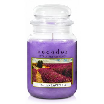 świeca duża 550 g garden lavender pca30433 kod: PCA30433