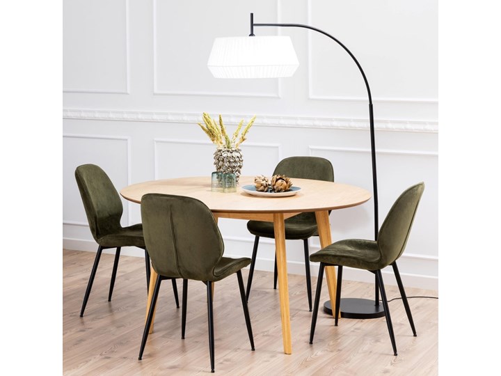 Stół Hanover Ø140 cm naturalny Kolor Khaki