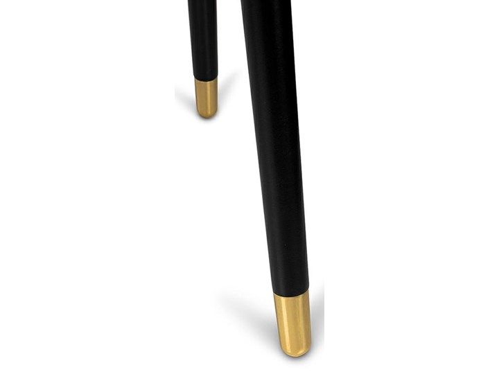 Stół PADRINO 90 - MDF, drewno, metal Marmur Stal Wysokość 76 cm Płyta MDF Styl Nowoczesny