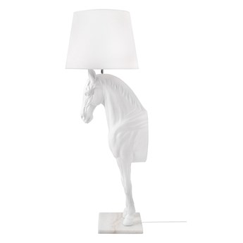 Lampa podłogowa KOŃ HORSE STAND S biała - włókno szklane
