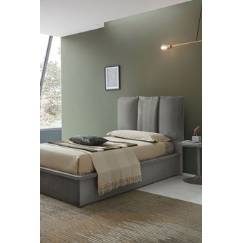 Nowoczesne łóżko Santorini 117x208 z zabudową