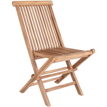 Krzesło ogrodowe Toledo 46x89 cm drewno tekowe