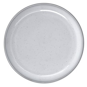 Talerz śniadaniowy DUKA LERA 21.5 cm jasnoszary porcelanowy