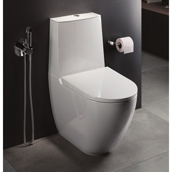 DES  Miska WC do kompaktu Rimless 64x38 cm biały połysk
