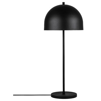 SELSEY Lampa stołowa Biesta półkole średnica 24 cm czarna