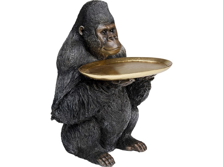 Figurka dekoracyjna Butler Gorilla Holding Tray 34x44 cm