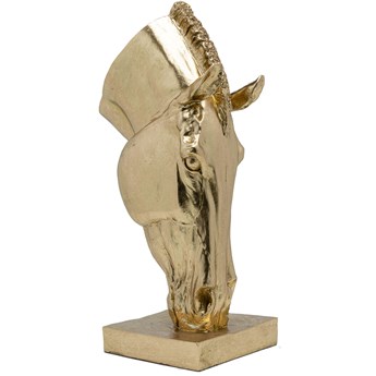 Figurka dekoracyjna Horse Face 30x57 cm złota