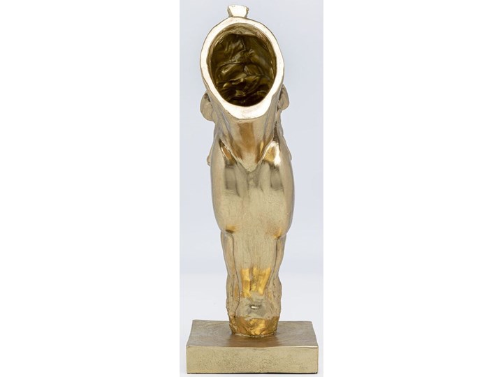 Figurka dekoracyjna Horse Face 30x57 cm złota Kolor Złoty Zwierzęta Kategoria Figury i rzeźby