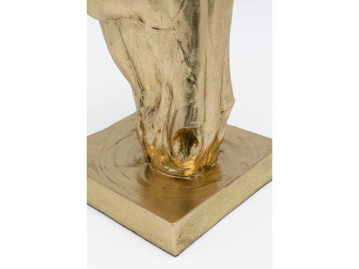 Figurka dekoracyjna Horse Face 30x57 cm złota Kolor Złoty Zwierzęta Kategoria Figury i rzeźby