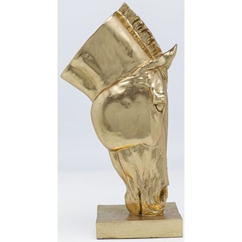 Figurka dekoracyjna złota koń 30x21 cm