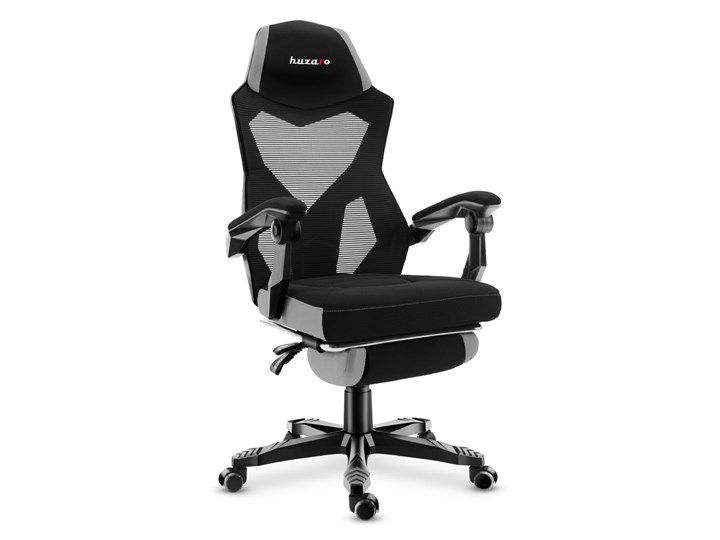 Fotel Gamingowy HUZARO COMBAT 3.0 Grey Tworzywo sztuczne Metal Tkanina Kategoria Krzesła kuchenne Typ Gamingowe
