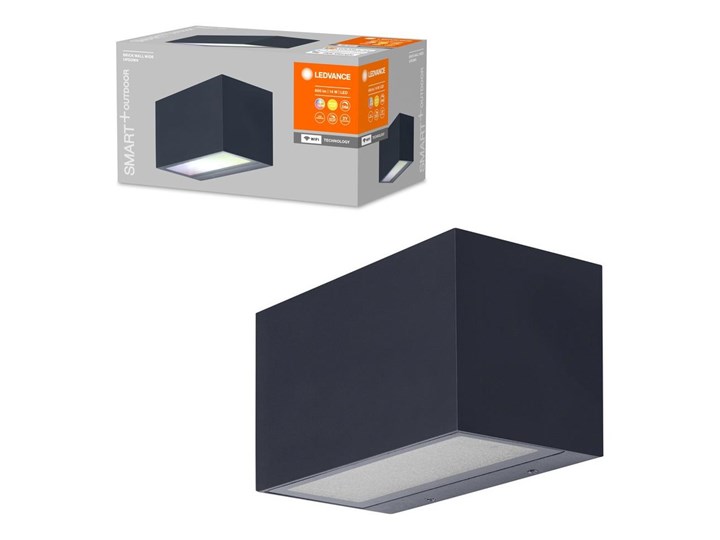 Ledvance - LED RGBW Ściemniana lampa zewnętrzna BRICK LED/14W/230V Wi-Fi IP44 Kategoria Lampy ogrodowe Kinkiet ogrodowy Lampa LED Kolor Czarny