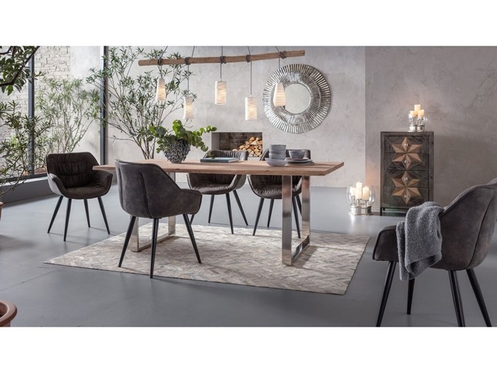 Dywan Spike Elegance 170x240 cm beżowy Prostokątny Skóra Dywany Skóry Kategoria Dywany