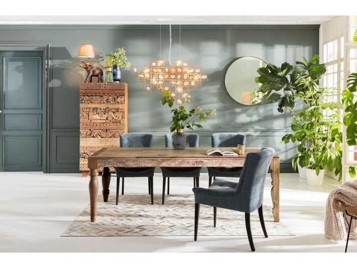 Lampa wisząca Stone Mobile 100x61 cm złota