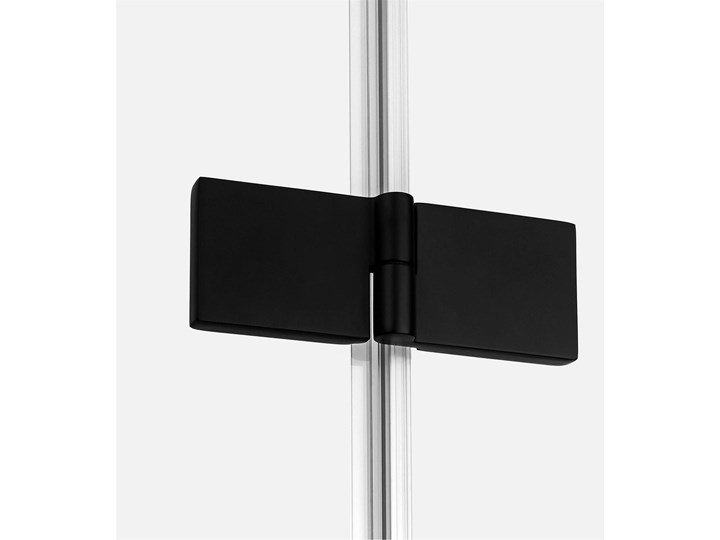 Kabina prysznicowa NEW AZURA BLACK P (Drzwi L) pięciokątna prawa 100x80x195 drzwi uchylne pojedyncze czyste 6mm Active Shield Kategoria Kabiny prysznicowe