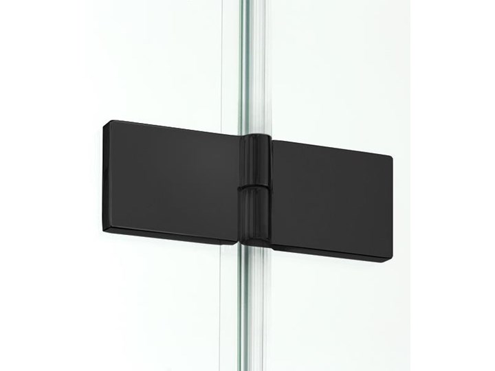 Kabina prysznicowa NEW RENOMA BLACK P prostokątna 80x90x195 drzwi uchylne pojedyncze czyste 6mm AS Kategoria Kabiny prysznicowe