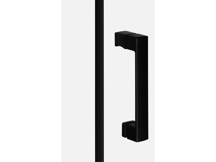 Kabina prysznicowa NEW AZURA BLACK P (Drzwi L) pięciokątna prawa 100x80x195 drzwi uchylne pojedyncze czyste 6mm Active Shield Kategoria Kabiny prysznicowe