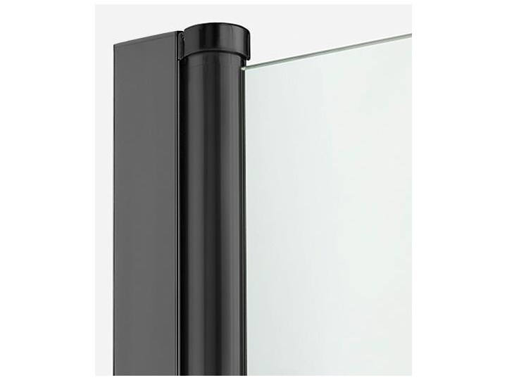 Kabina prysznicowa NEW SOLEO BLACK P kwadratowa 90x90x195 drzwi uchylne pojedyncze z elementem stałym czyste 6mm AS - wzór kratka Kategoria Kabiny prysznicowe