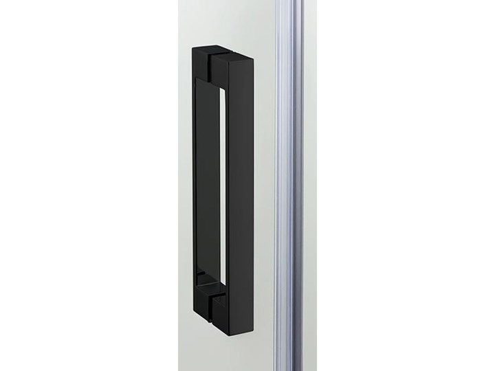 Kabina prysznicowa NEW KOMFORT BLACK półokrągła R55 90x90x195 szkło czyste 6mm Active Shield Narożna Kategoria Kabiny prysznicowe